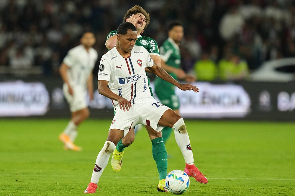 Ecuador Brazil Soccer Copa Libertadores Semi-Final LDU Quito Vs Palmeiras Leg 1_Bryan Ramirez 