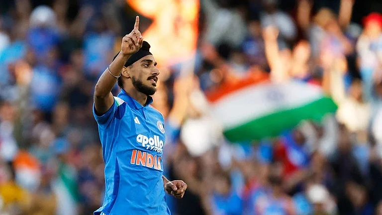 India Vs Australia 3rd ODI: Indian player celebrating a wicket. - | Photo: AP/James Elsby