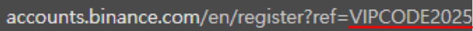 Binance referral code link 