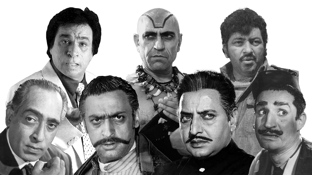 Villains in Hindi cinema - Illustration