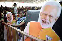 Suresh Pandey | : PM Modi launches election campaign at Samastipur|