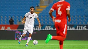 | Photo: Instagram/pablo_renansantos : File photo of Pabo Renan dos Santos in action for Saudi club Al-Raed.