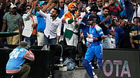 AP : India's Virat Kohli runs out to bat against Australia during the third ODI in Sydney.