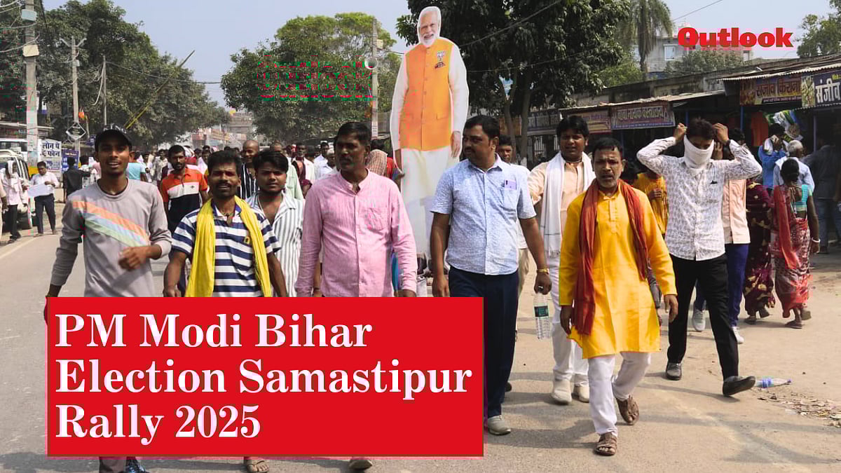 PM Narendra Modi Held Election Rally At Samastipur For Bihar Elections 2025