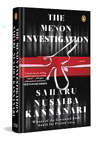In The Name of Caste: Book Review of Saharu Nusaiba Kannanari’s ‘The Menon Investigation’ Penguin Random House India : Cover of The Menon Investigation by Saharu Nusaiba Kannanari