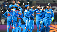 PTI : India beat New Zealand by 53 runs (DLS method) to enter the ICC Women's World Cup semi-finals.