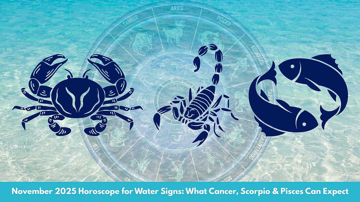 November 2025 Horoscope For Water Signs: What Cancer, Scorpio & Pisces Can Expect - null