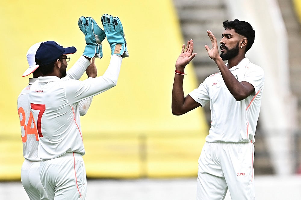 Ranji Trophy 2025-26 Cricket match Vidarbha and Jharkhand - Day 2_Praful Hinge