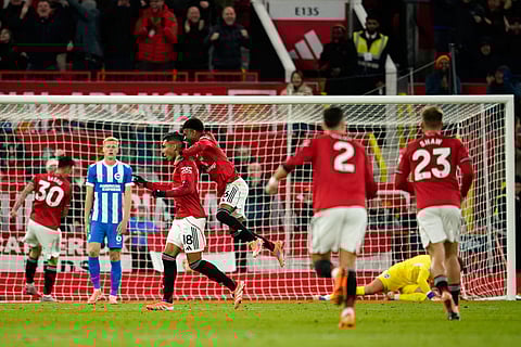 Britain Soccer Premier League: Brighton & Hove Albion vs Manchester United