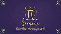 Gemini November 2025 Horoscope: A Positive Month With Growth In Career, Finances, And Relationships Gemini Monthly Horoscope for November 2025