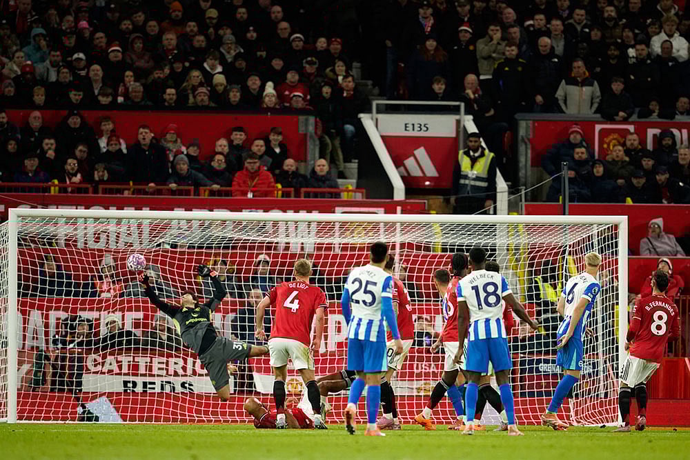 Britain Soccer Premier League: Brighton & Hove Albion vs Manchester United