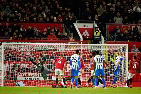 Britain Soccer Premier League: Manchester United vs Brighton & Hove Albion