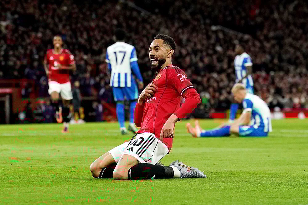 English Premier League Soccer Match: Brighton & Hove Albion vs Manchester United