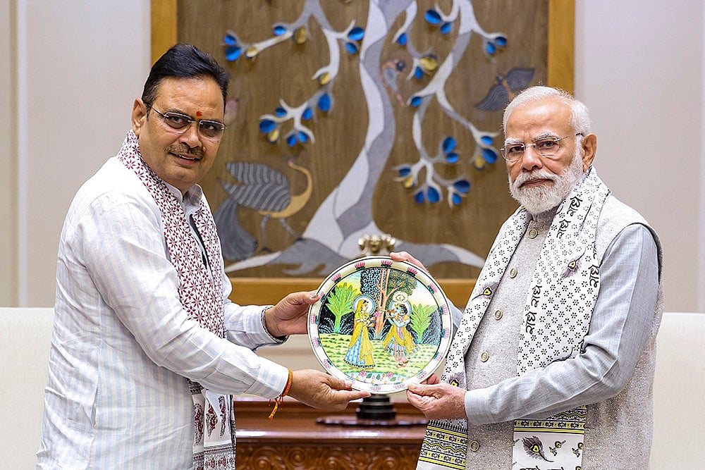 Bhajanlal Sharma meets PM Modi
