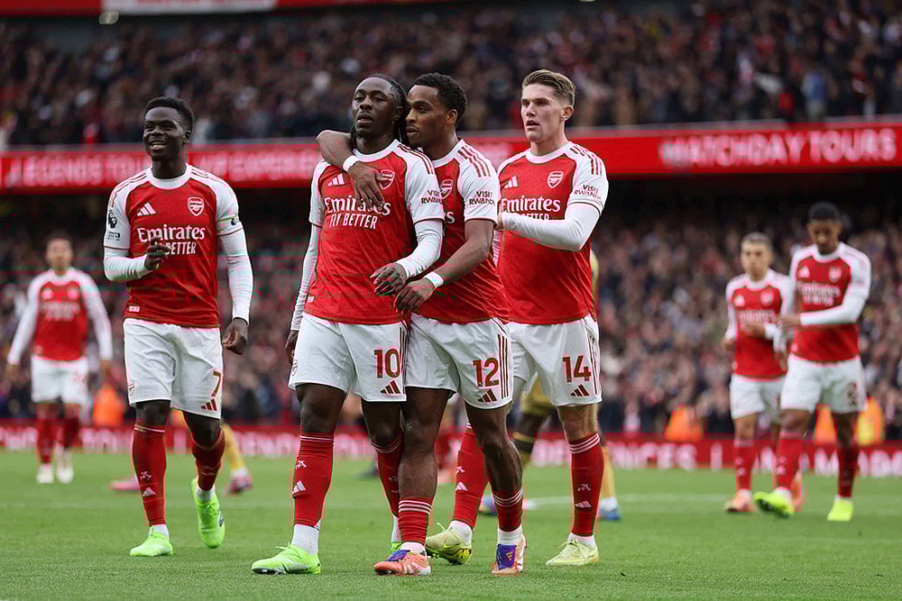 Britain soccer Premier League 2025-26 Arsenal vs Crystal Palace_Eberechi Eze