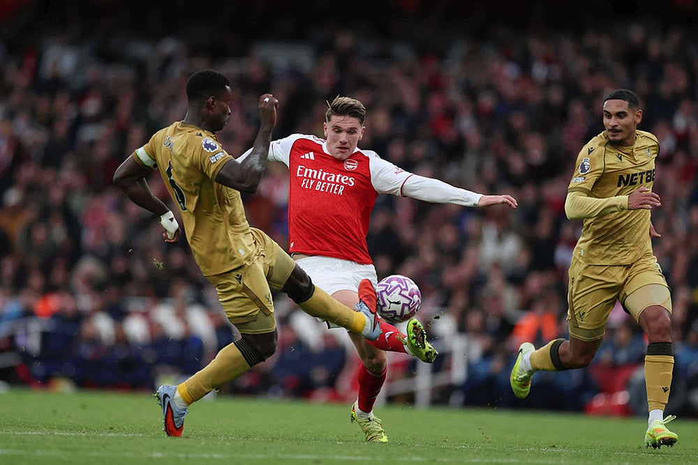 Britain soccer Premier League 2025-26 Arsenal vs Crystal Palace_ Marc Guehi