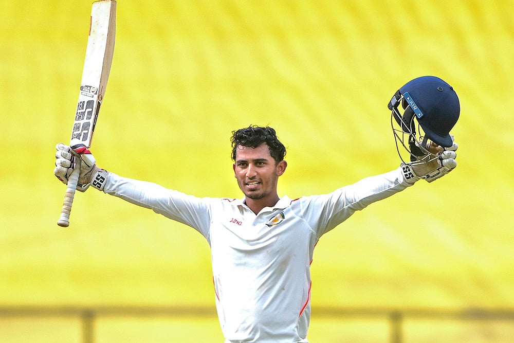 Ranji Trophy Cricket 2025-26 Vidarbha vs Jharkhand - Day 3_Aman Mokhade