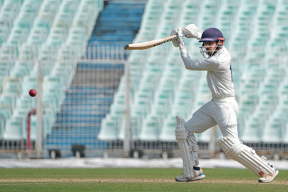 Ranji Trophy Cricket 2025-26 Bengal vs Gujarat - Day 3 photos_Manan Hingrajia