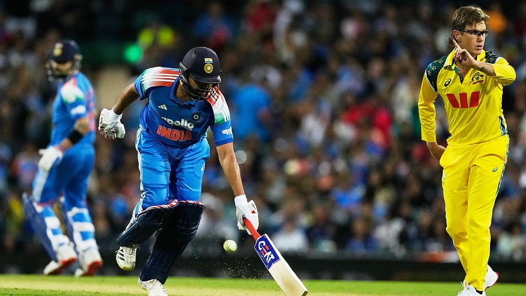 Adam Zampa was named Player of the Match in the second India vs Australia ODI in Adelaide. - AP