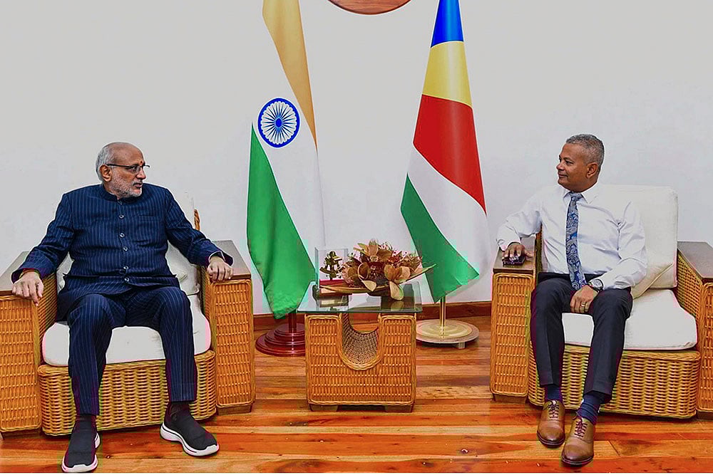 VP Radhakrishnan in Seychelles