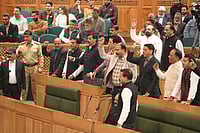 | Photo: PTI/S Irfan : J&K Assembly