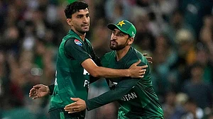 | Photo: AP/Rick Rycroft : PAK will bowl first in the 1st T20I against SA.