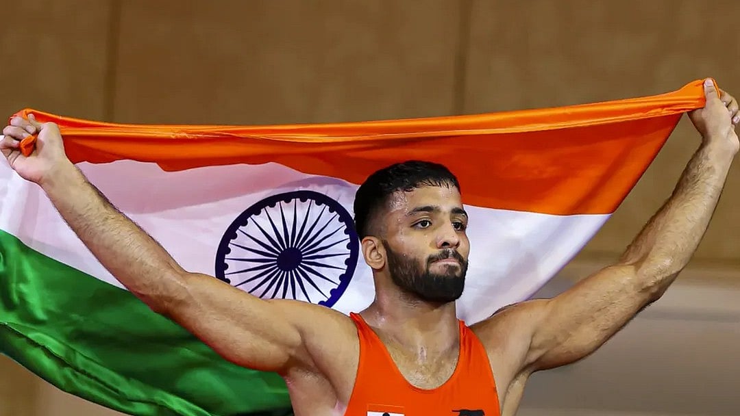 UWW : Sujeet Kalkal won the gold medal in the men's freestyle 65kg title clash at the U23 World Championships.