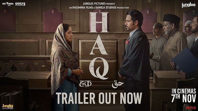 Emraan Hashmi and Yami Gautam in Haq trailer  - YouTube/Junglee Pictures