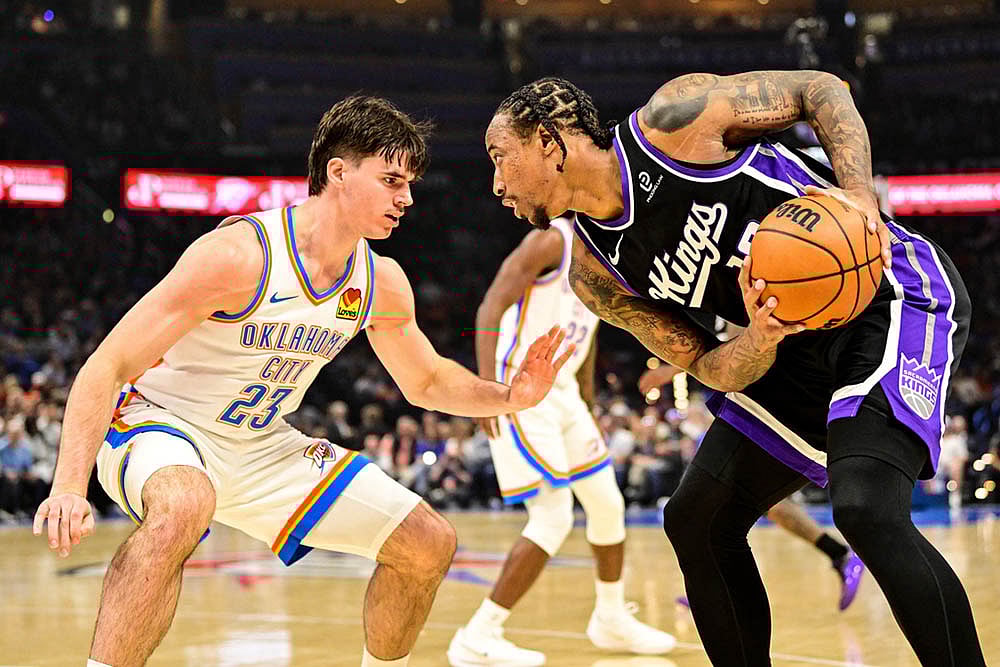 NBA 2025 Oklahoma City Thunder vs Sacramento Kings basketball game_