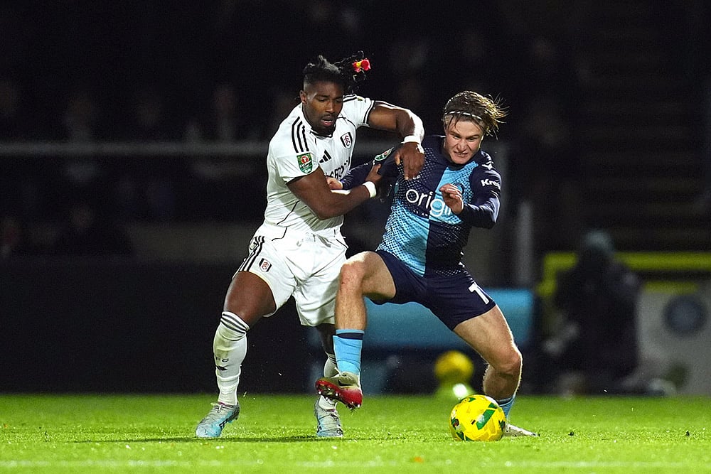 Britain Soccer English League Cup EFL match Wycombe Wanderers vs Fulham_Adama Traore