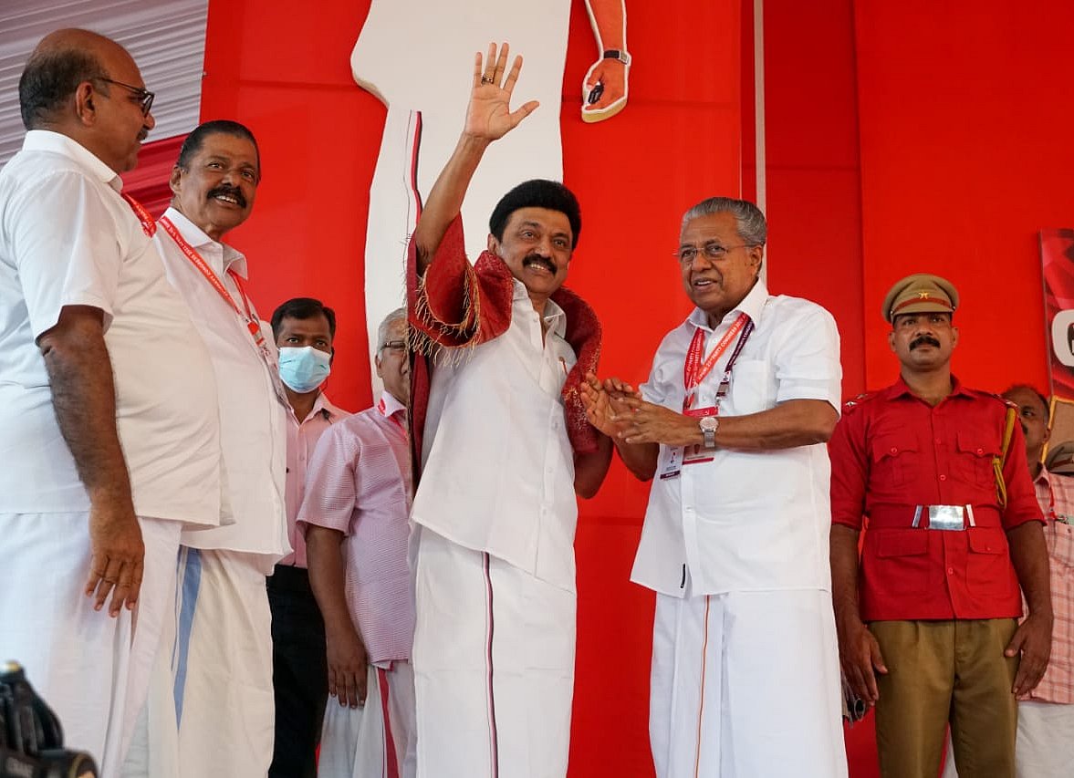 X/pinayarivijayan  : MK Stalin and Pinayari Vijayan