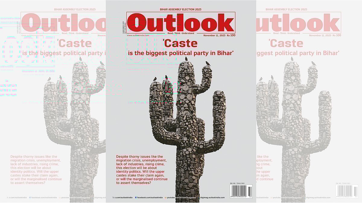 Outlook Cover - Artwork by Subodh Gupta; Photo by Suresh K Pandey 