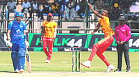 Zimbabwe Vs Afghanistan LIVE Score, 1st T20I: Chevrons Look To Subdue Out-Of-Form Afghans | Photo: X/ZimCricketv : Zimbabwe's Blessing Muzarabani bowls during the first T20I match against Afghanistan at the Harare Sprots Club on Octonber 29, 2025.