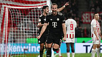 Koln 1-4 Bayern Munich, DFB-Pokal: Kane Nets Brace As Bavarians Seal Emphatic Comeback Win Bayern Munich's Harry Kane celebrates his goal against FC Koln in DFB-Pokal 2025-26 second round.