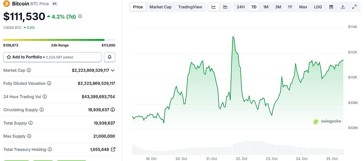 Bitcoin Price Chart