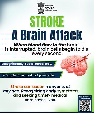 Union Minister Jadhav Stresses Integrative Care And Prevention On World Stroke Day