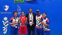 X/@BFI_official : India’s Khushi Chand and Ahaana Sharma struck gold in the boxing finals at the Asian Youth Games 2025.