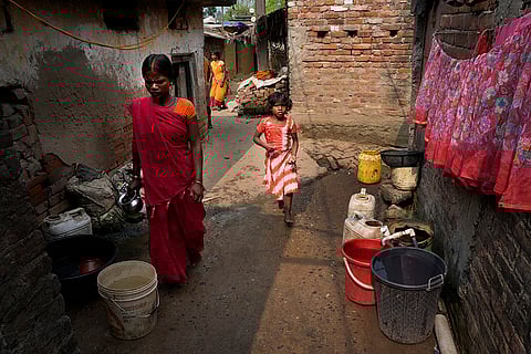 Amidst the village, the community struggles with basic amenities in extremely dire environments