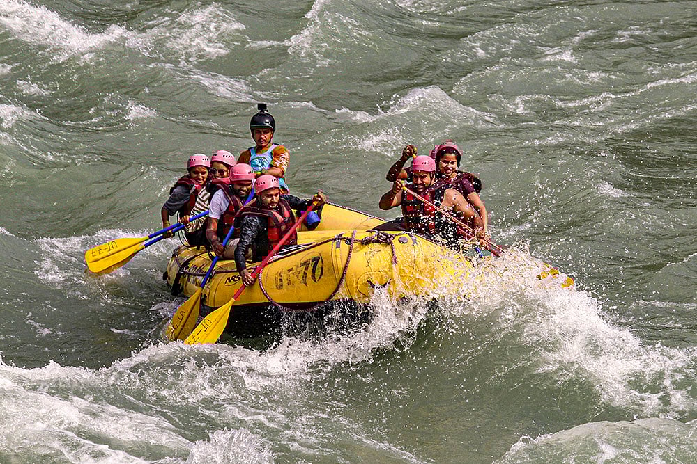 River rafting in Rishikesh