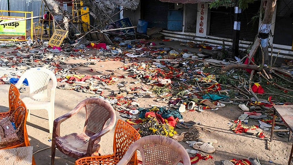 Aftermath of stampede - | Photo: PTI; Representative image
