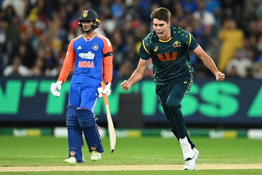 Indias tour of Australia: Ind vs Aus 2nd t20 Cricket photos_Xavier Bartlett