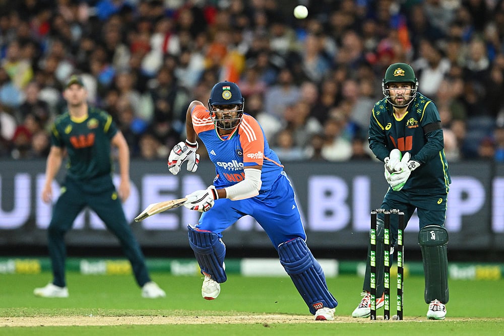 Indias tour of Australia: Ind vs Aus 2nd t20 Cricket photos_Harshit Rana