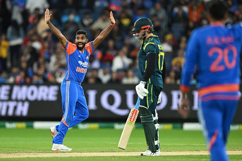 Indias tour of Australia: Ind vs Aus 2nd t20 Cricket photos_Jasprit Bumrah