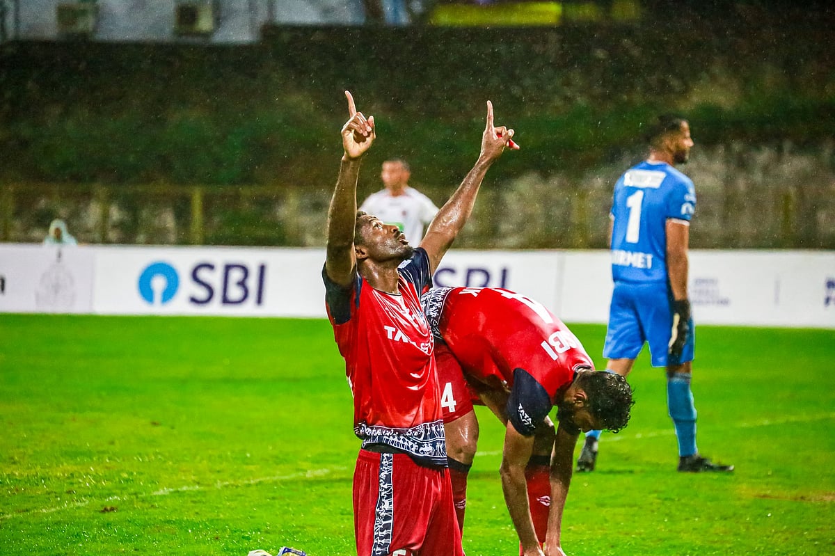 Messi Bouli celebrates  - X/Jamshedpur FC