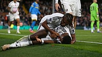 Fulham 3-0 Wolves, English Premier League: Visitors' Historic Winless Streak Continues As Cottagers Seal Easy Win Alex Iwobi and Ryan Sessegnon celebrate during Fulham's win over Wolverhampton Wanderers in English Premier League 2025-26.