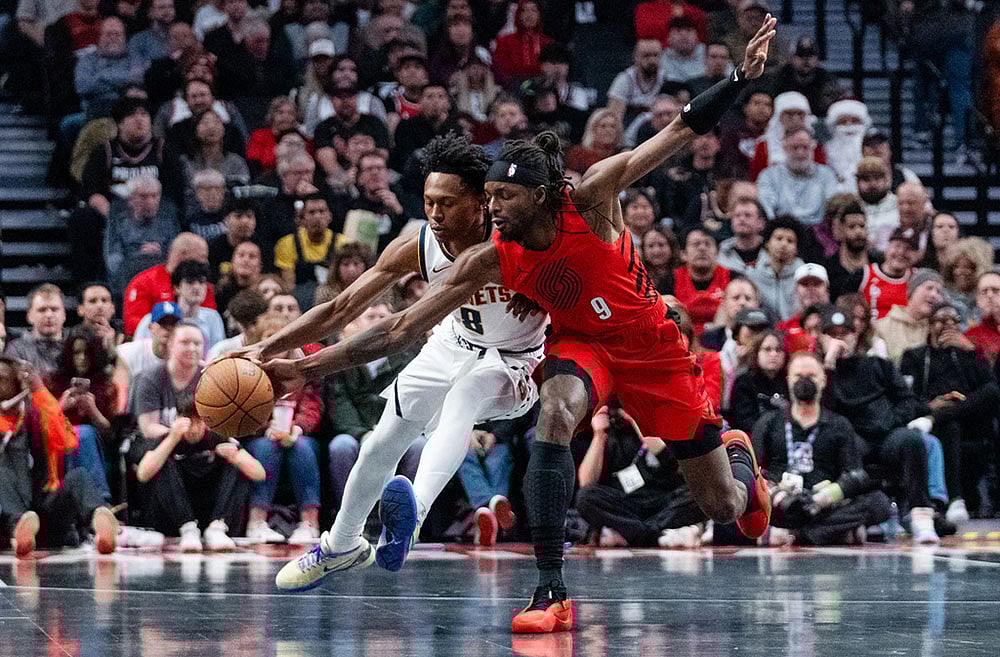 NBA Basketball Championship: Denver Nuggets vs Portland Trail Blazers