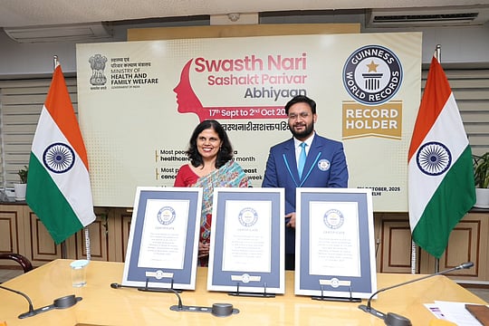 India Sets Three Guinness World Records Under ‘Swasth Nari, Sashakt Parivar Abhiyaan’