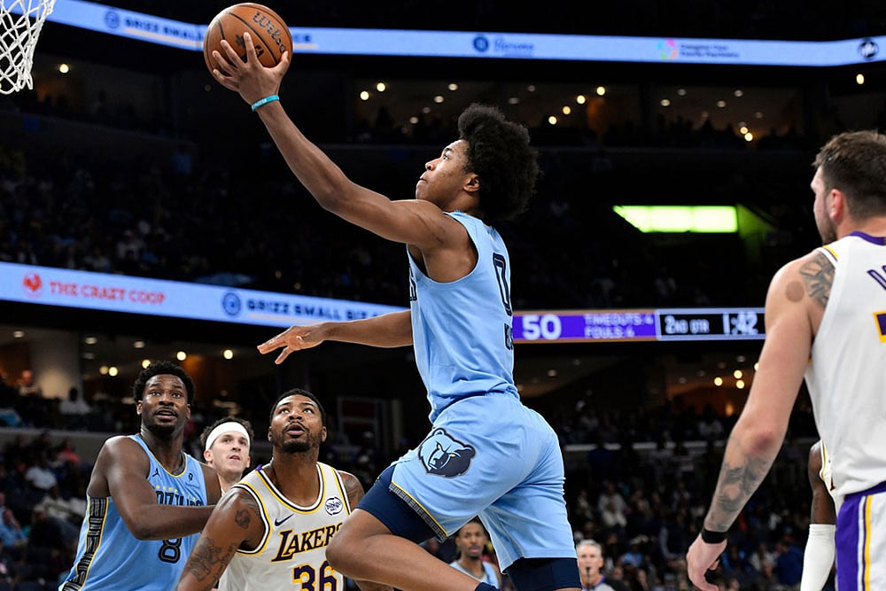 NBA Basketball: Memphis Grizzlies vs Los Angeles Lakers