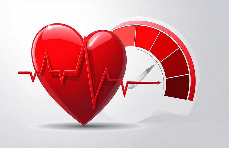 Heart rate illustration