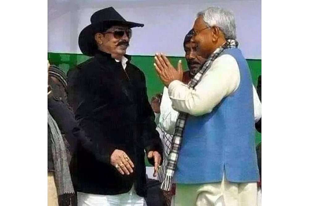 Anant Singh is contesting the Mokama assembly seat which he also did in 2005 on a JDU ticket - | Photo courtesy: X